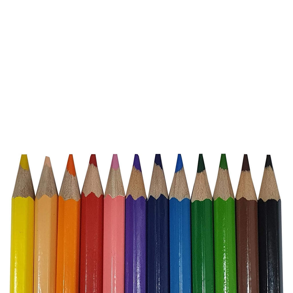 Set de 12 l pices de colores 3 Grafitos HB Arquipunto.cl
